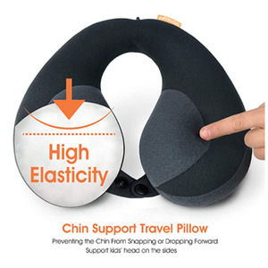 INFANZIA Kids Chin Supporting Travel Neck Pillow Comfortably Supports Head
